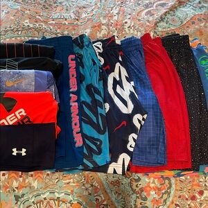 Boys Athletic Shorts Lot (12 pair): Mixed colors
